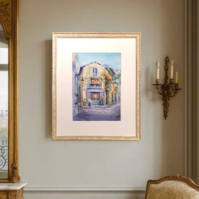 クマ達の黄花藤の咲くお店