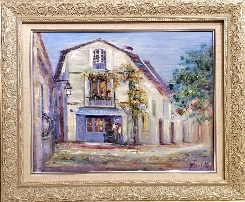 黄花藤の咲くお店