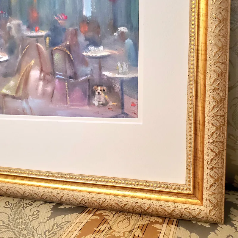 ダックエッグブルーのカフェ