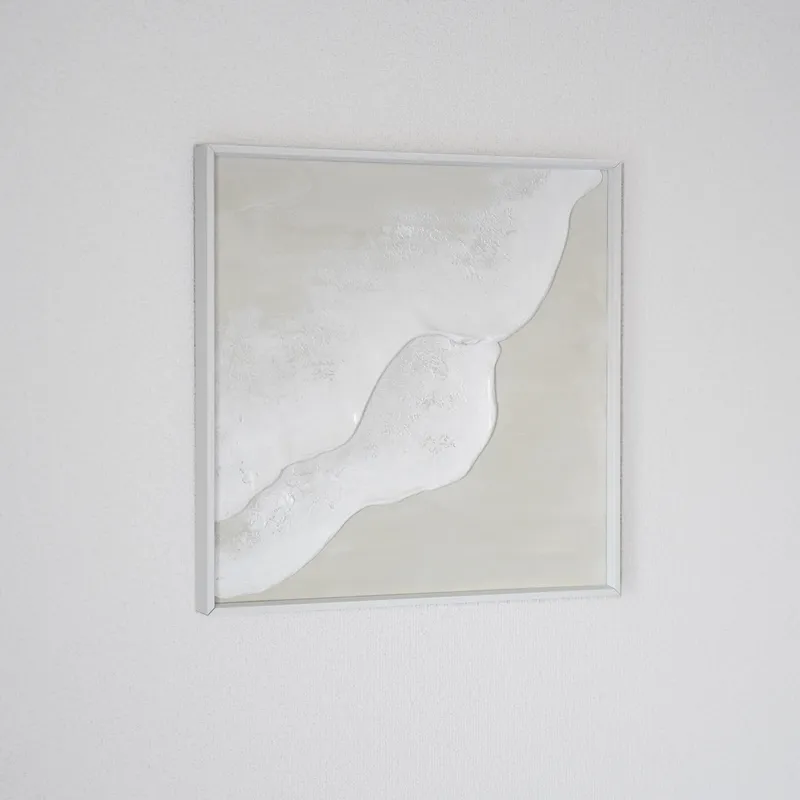 【Beach 41×41cm】ミルクティー