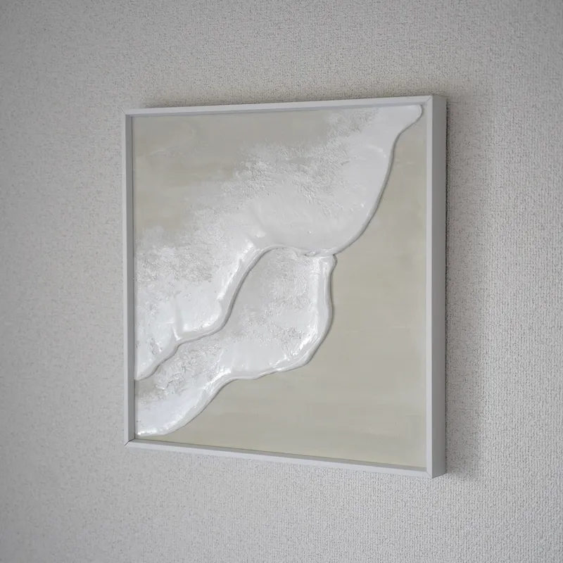 【Beach 41×41cm】ミルクティー