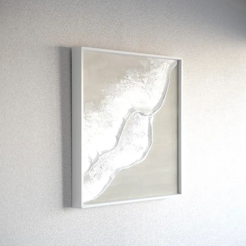 【Beach 41×41cm】ミルクティー