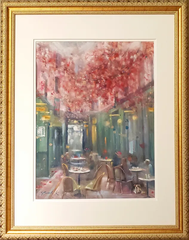 ダックエッグブルーのカフェ