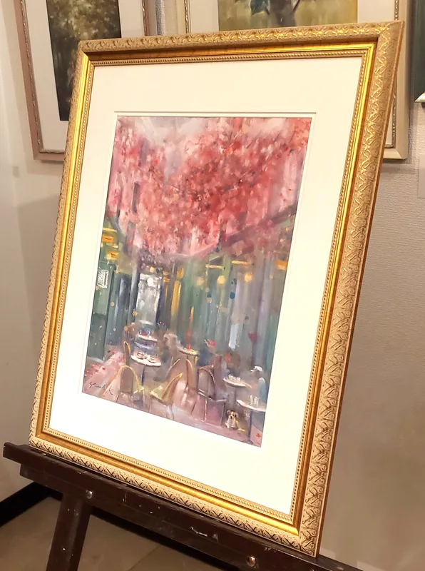 ダックエッグブルーのカフェ