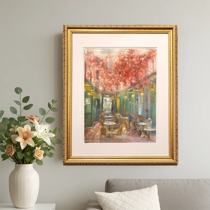 ダックエッグブルーのカフェ