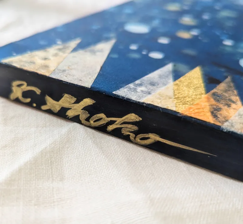 雪の森S6号（アクリル原画）