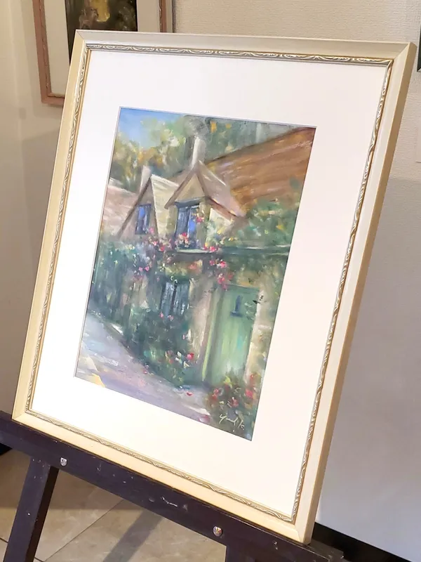 蜂蜜色に染まる村