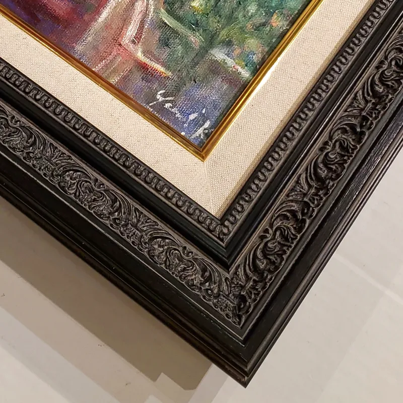 夜のカフェテラス