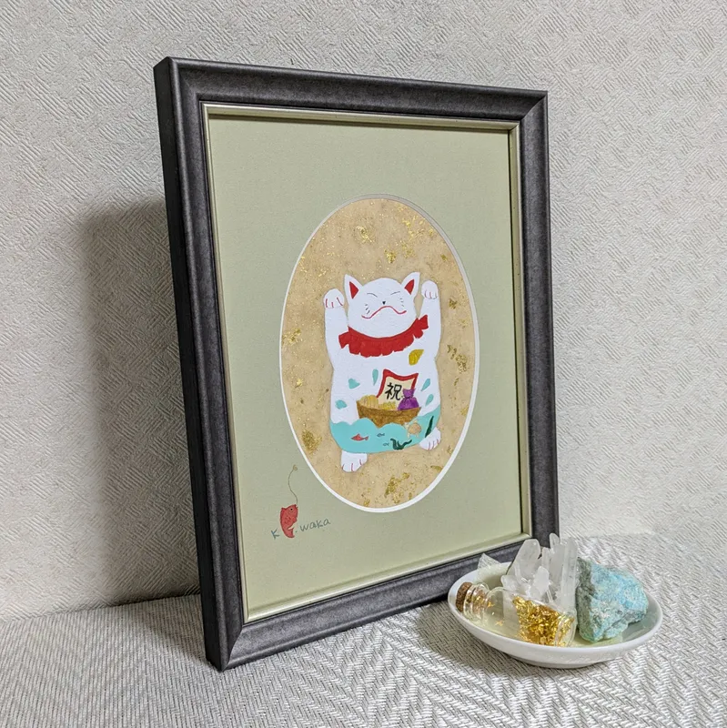 招き猫（祝）
