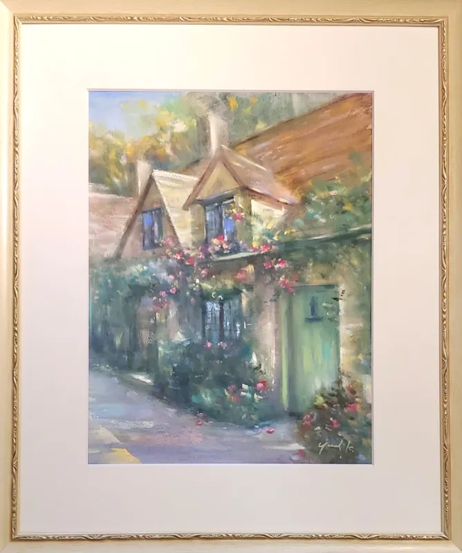 蜂蜜色に染まる村