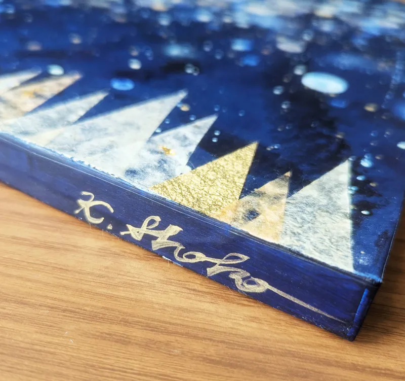 星と森P8号(アクリル原画)