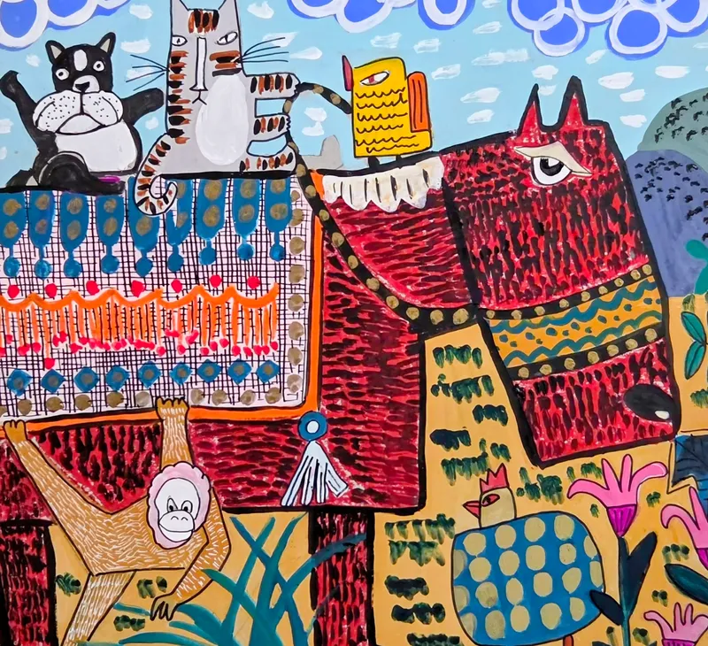 馬に乗って•••