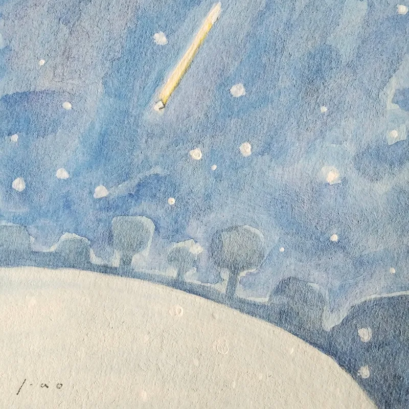 牡丹雪の降る夜に