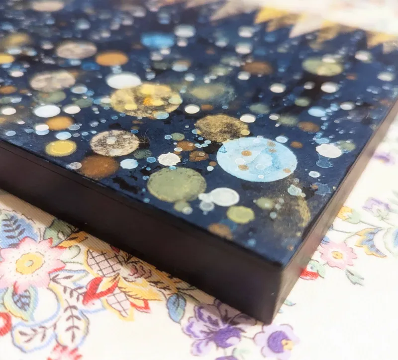 雪の森F0号（アクリル原画）