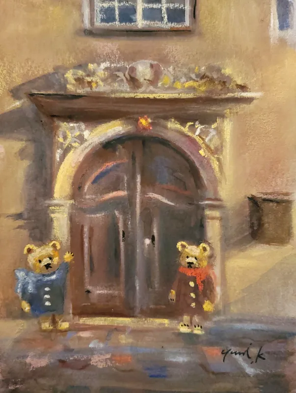 クマ達のチョコレート色のドア