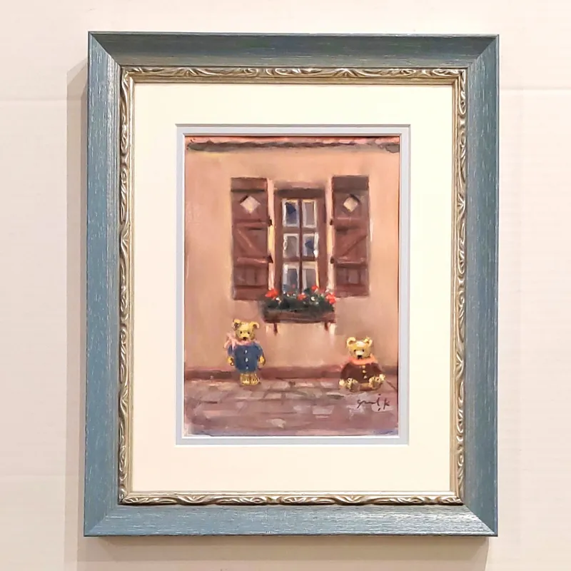 クマ達のチョコレート色の窓