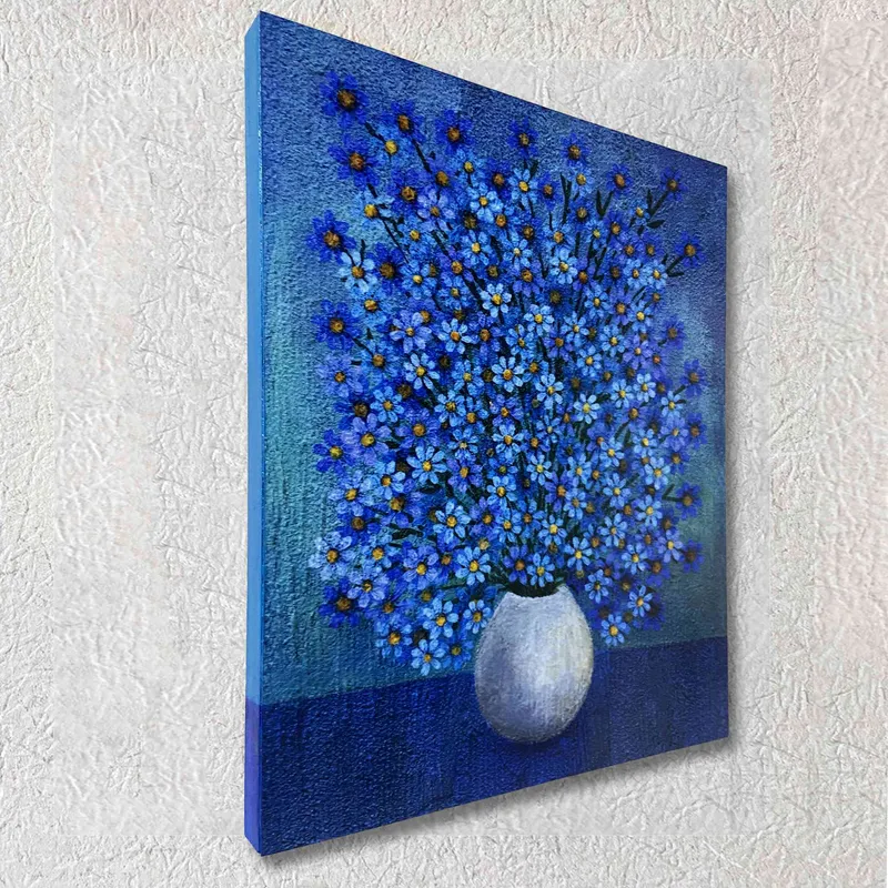 Blue flower garden