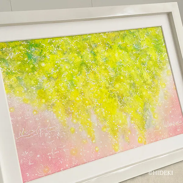 幸せを呼ぶミモザ－ピンク