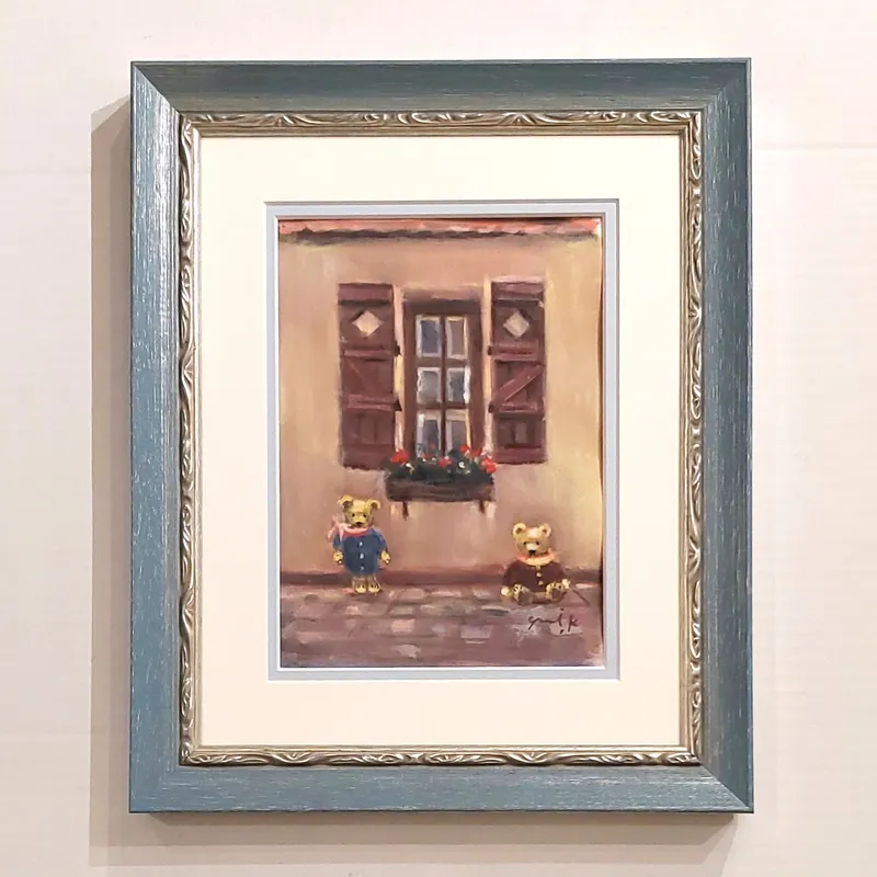 クマ達のチョコレート色の窓