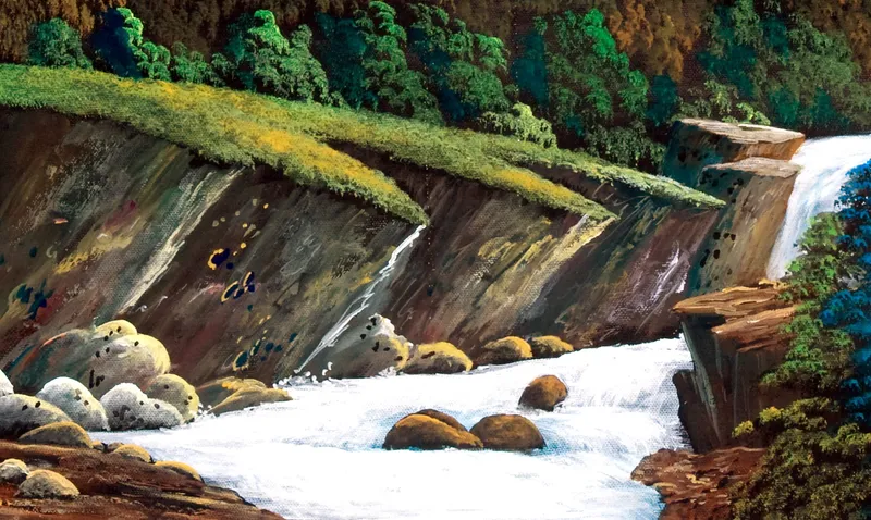 ロッキー雪解けの流れ