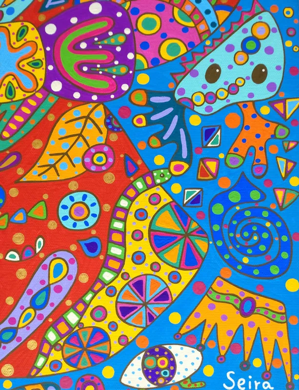 生命が芽吹く、鹿の舞