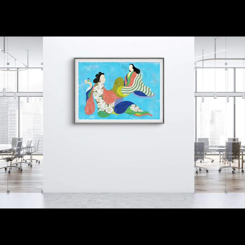 Modern-style ukiyo-e #1