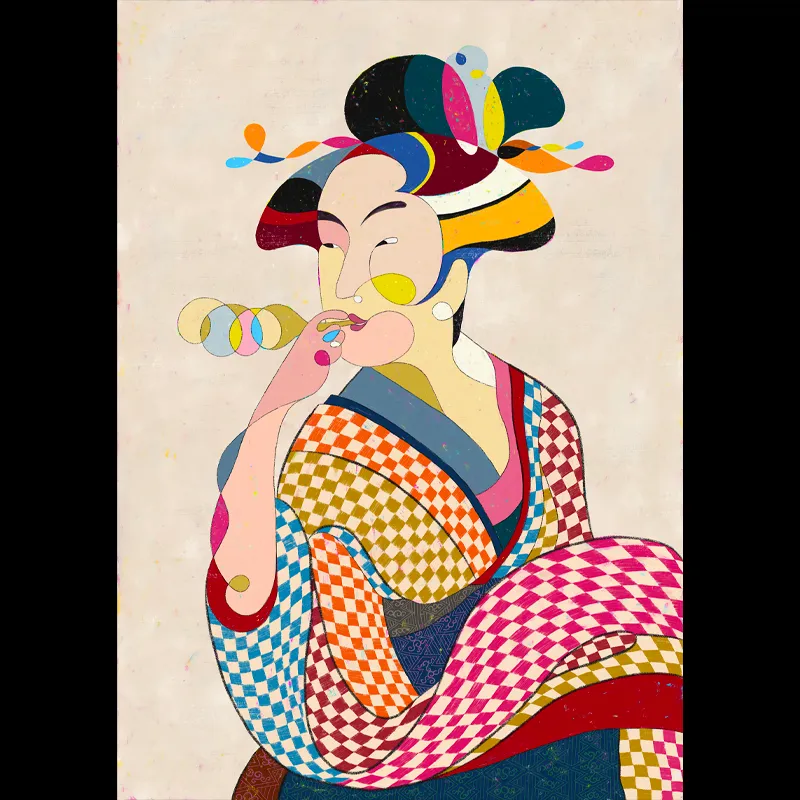 Modern-style ukiyo-e #3
