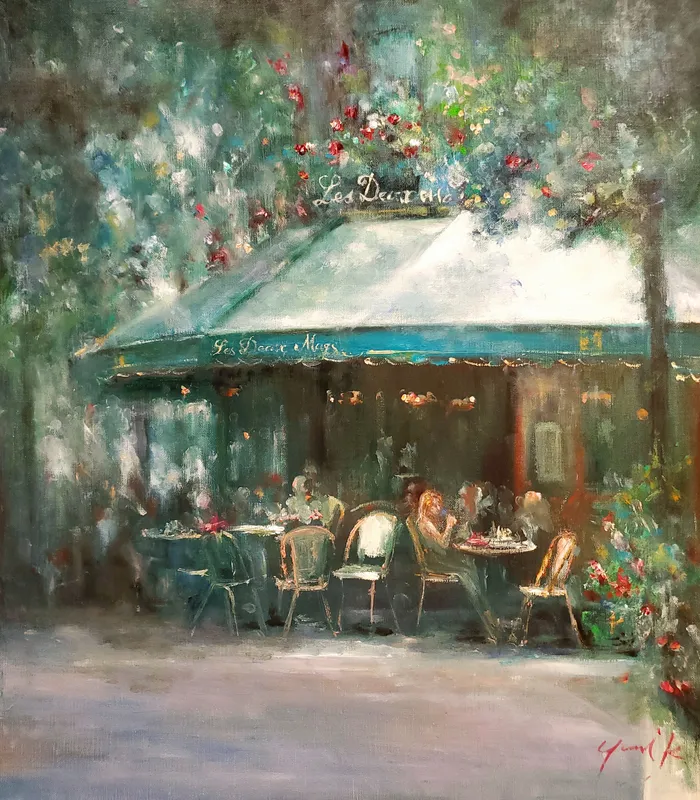 木漏れ日のカフェテラス