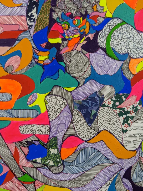 色彩のうねりに宿るもの