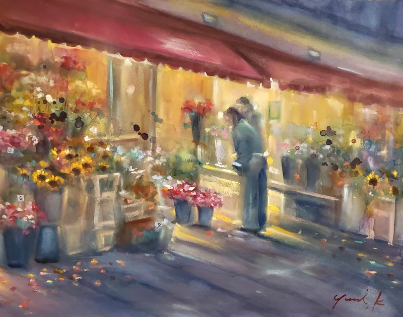 ヴィル門前のお花屋さん