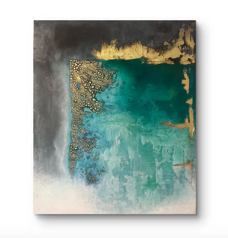 Hidden lake/gold stone