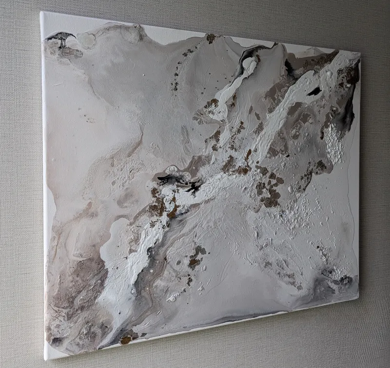 fluid art F12-with gold