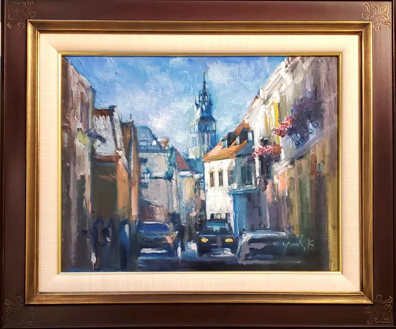 真冬のチェスキークルムロフ