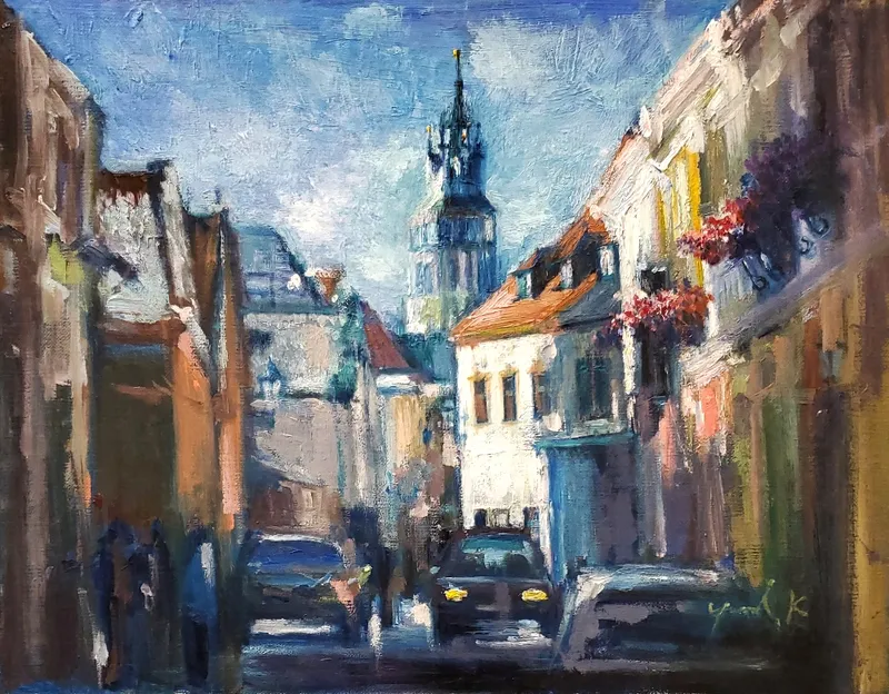 真冬のチェスキークルムロフ