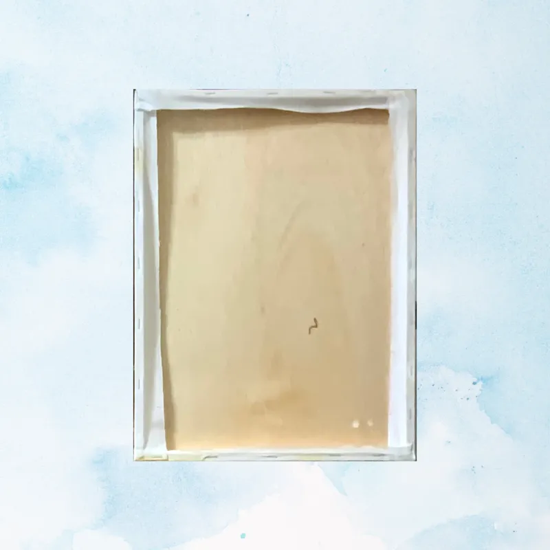 風景画「台湾九份の夜景」油彩画/F6 額付き