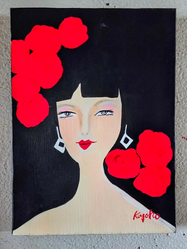 白いイヤリング