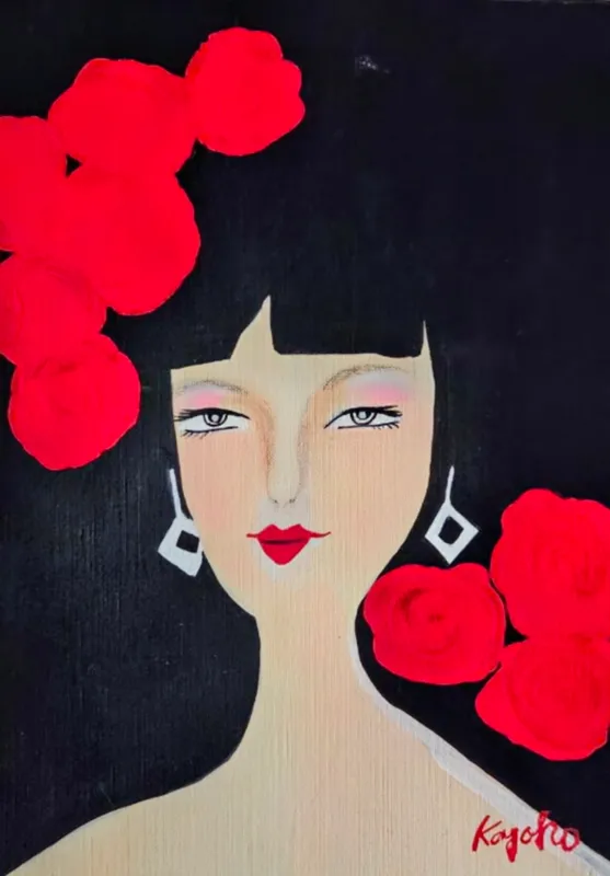 白いイヤリング