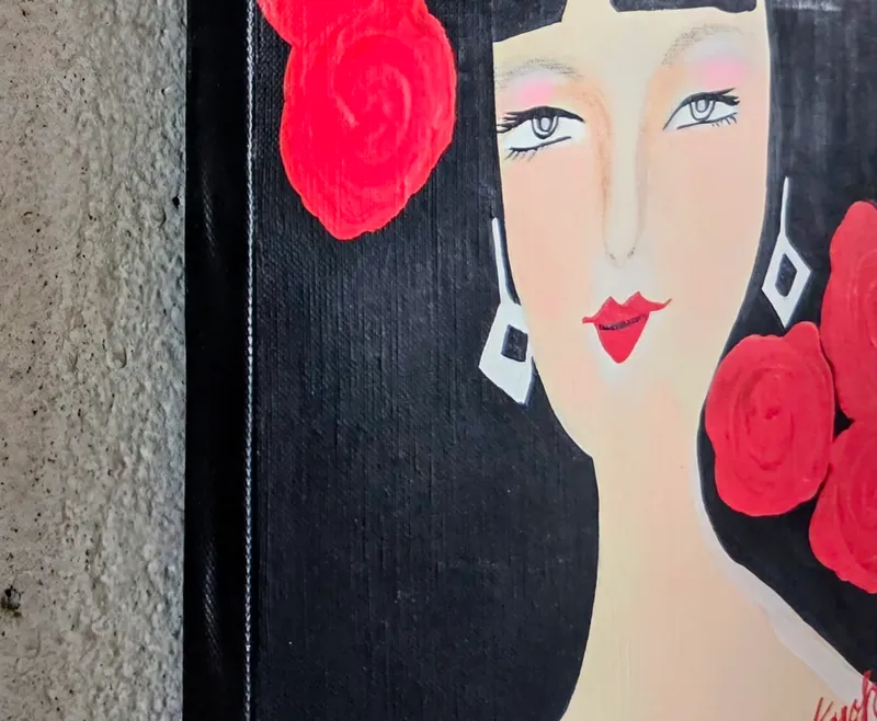 白いイヤリング