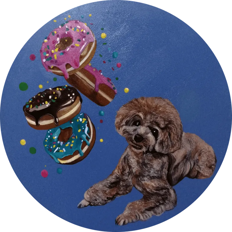 犬とドーナツ