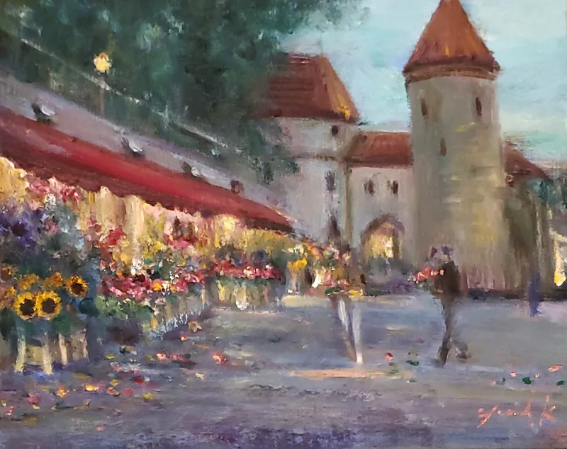 ヴィル門前のお花屋さん