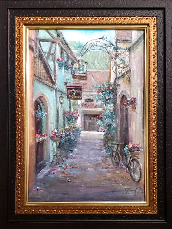 ワイン畑へ続く路