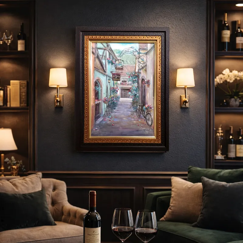 ワイン畑へ続く路