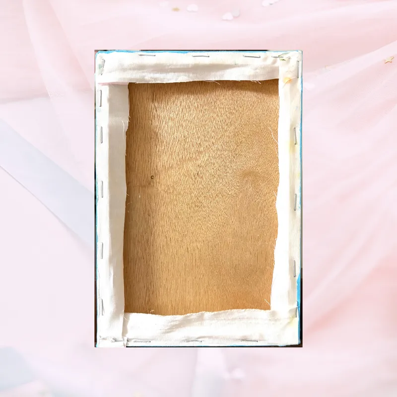 風景画「山に咲く赤椿」油彩画 SM/額付き