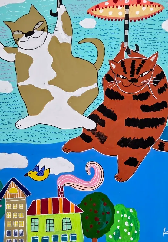 猫のメリー・ポピンズ