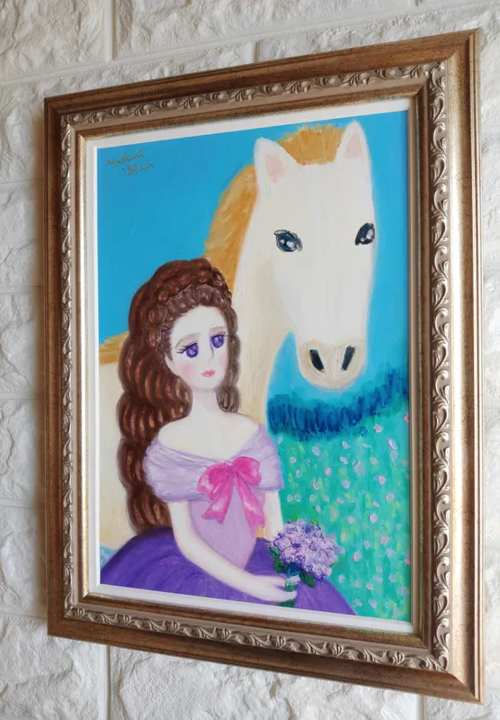 お姫様と白い馬