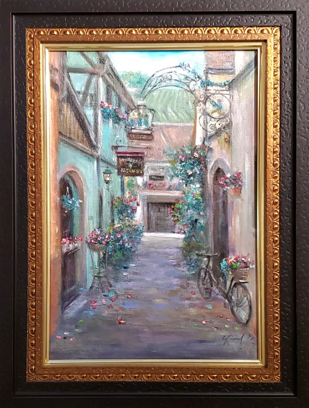 ワイン畑へ続く路