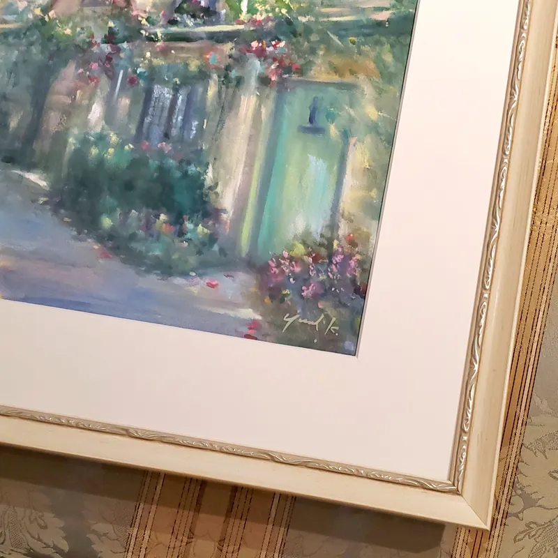 蜂蜜色に染まる村