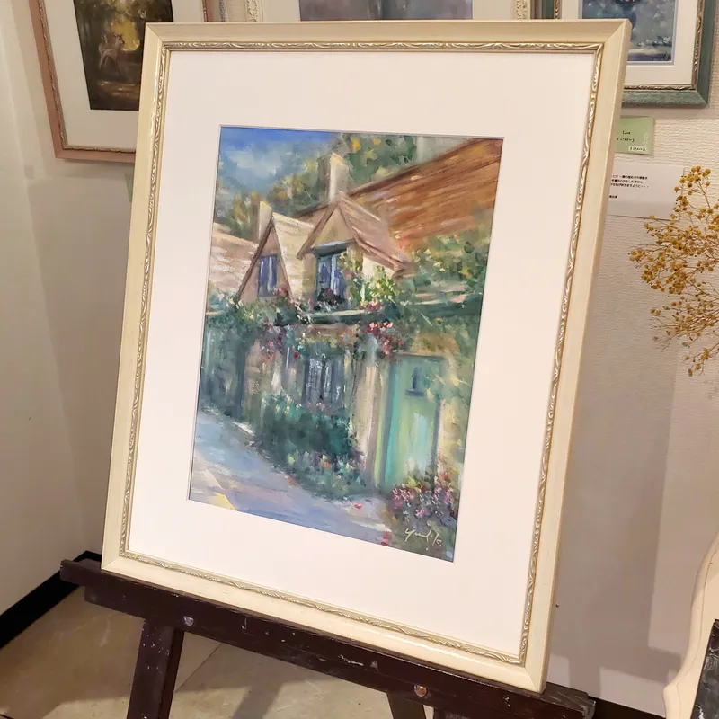 蜂蜜色に染まる村