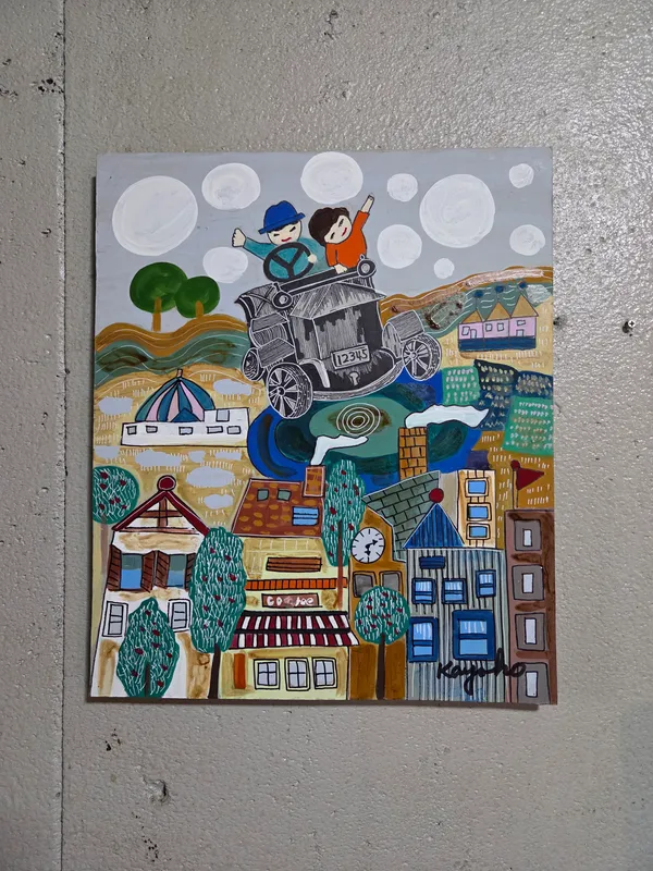 クラシックカーで~