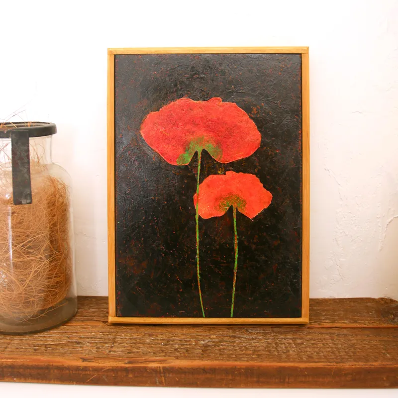 Red Poppies in the Dark No.281
